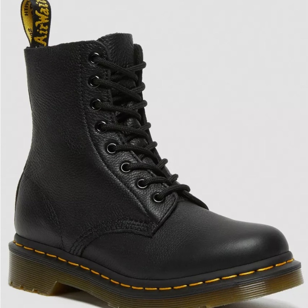 Dr. Martens Black Soft Leather Boots